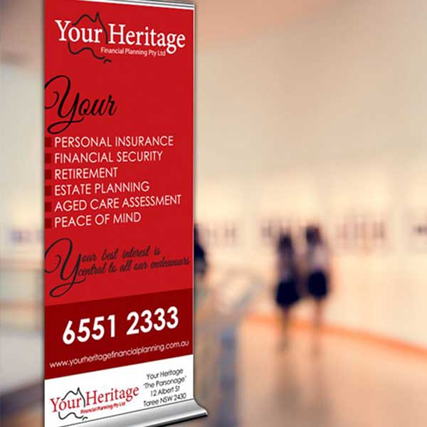 Pull up Banner Design by Mitchell Creative