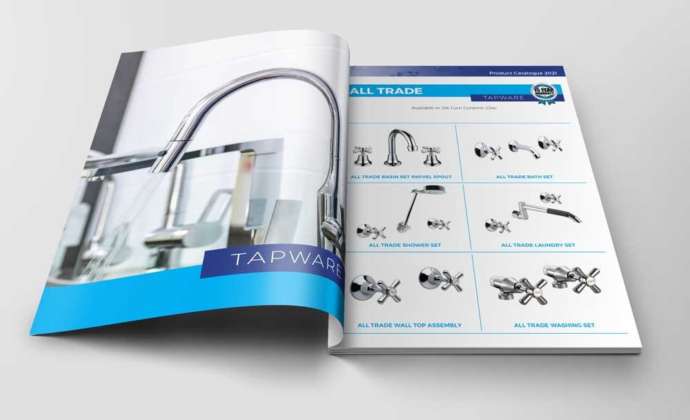 Pacific Bathroom Brochure Design