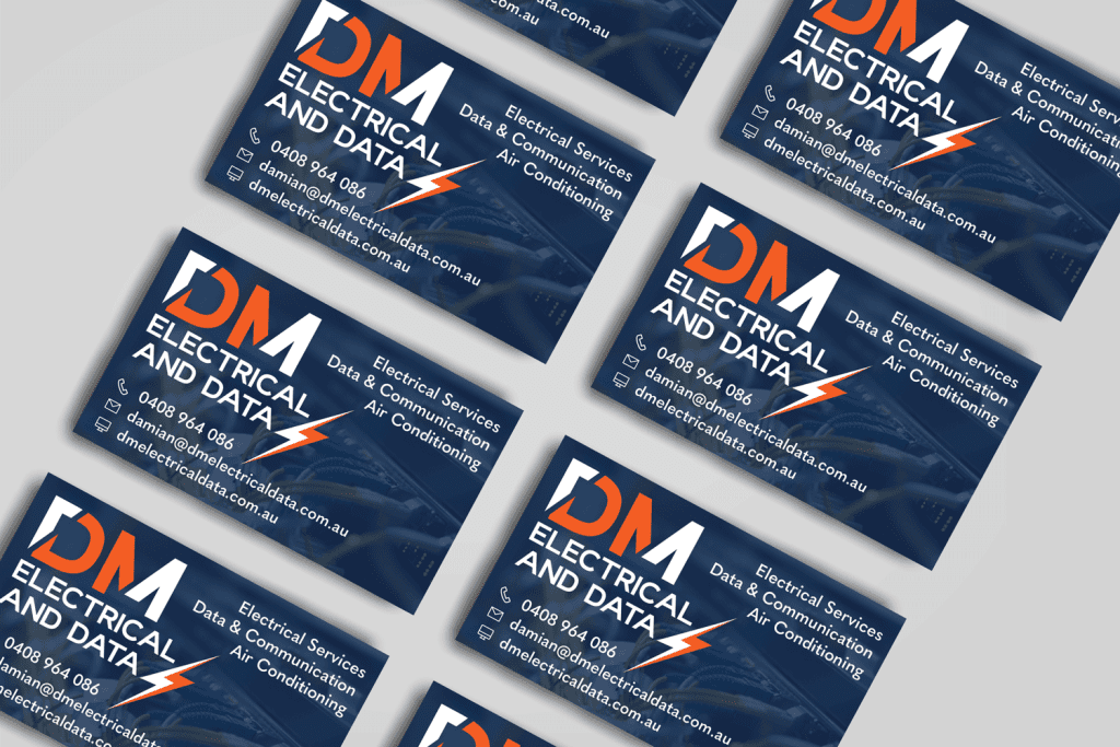 Electrician business card design