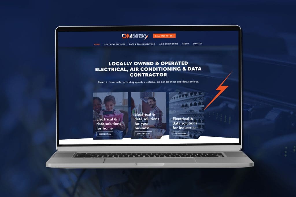 Electrician website design