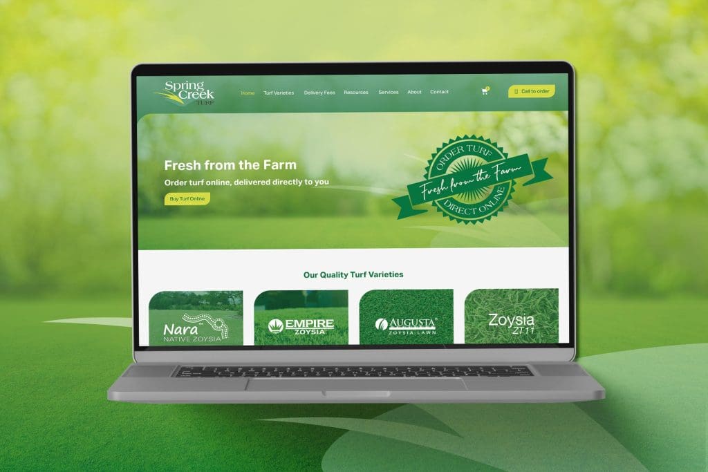Spring Creek Turf Website Design